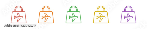 Foto Duty Free Icon Set Multiple Style Collection