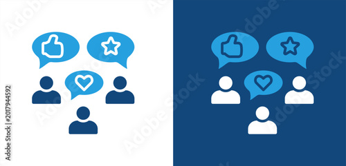 Photos Positioning icon, with light and dark background.