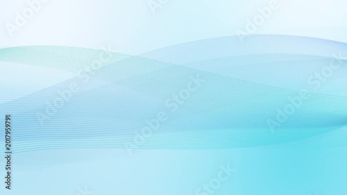 minimalist light blue wave pattern. A looping animation featuring refined linear waves and gentle, ocean-like movement.（152）