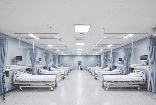 Contemporary Medical Care Room With Clinical Equipment