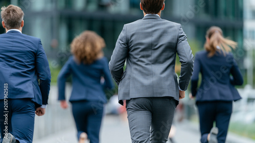 Business Team in Momentum: ...