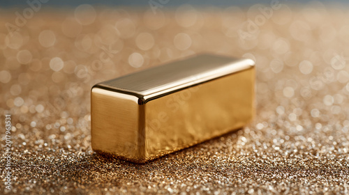 Golden Bar on Glitter: A ra...