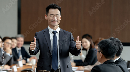 Confident Leader in Boardro...
