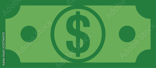 Foto Cash payment badge for checkout and point of sale