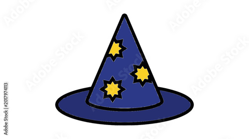 Wizard Hat with Stars