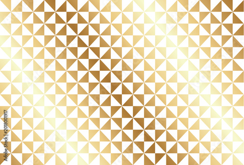 Elegant Gold Triangle Geometric Pattern Background