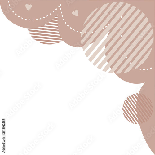 minimal brown frame.