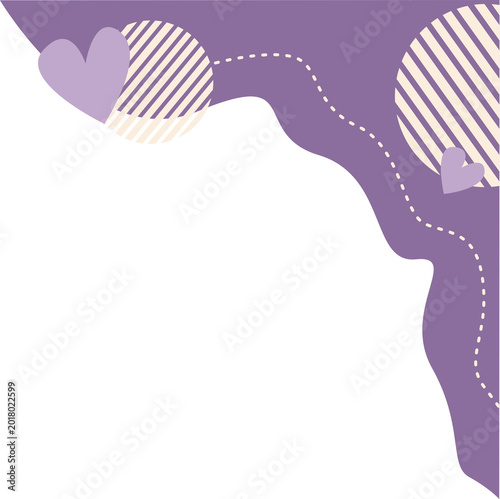 minimal cute border.