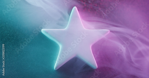 Bilde på lerret Glitter star