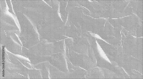 Crinkled silver foil sheet with a smooth texture on a transparent background