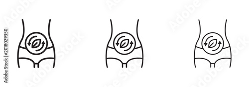 Detox icon in flat style. Basic vector symbol illustration