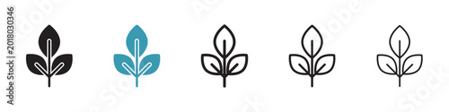 Fotografia Fibre icon in flat style. Basic vector symbol illustration
