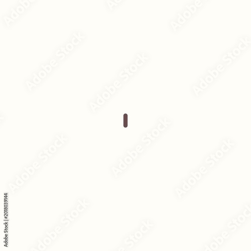 Minimalist Dark Brown Vertical Line Collapse to Dot Expand Loop Animation — Elegant Abstract Pulse Motion Graphic Template on Cream Background for Brand Intro and Typography