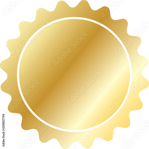 gold seal transparent background