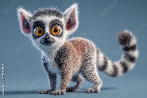 ring tailed lemur sitting