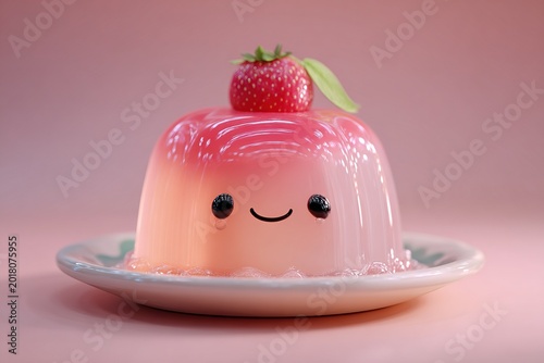strawberry cake with whipped cream
