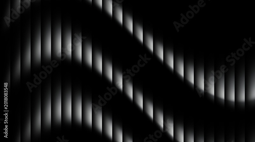 Tableau sur toile black and white with parallel vertical lines, creating a neat geometric structure