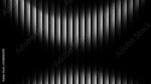 Cuadro en lienzo black and white with parallel vertical lines, creating a neat geometric structure