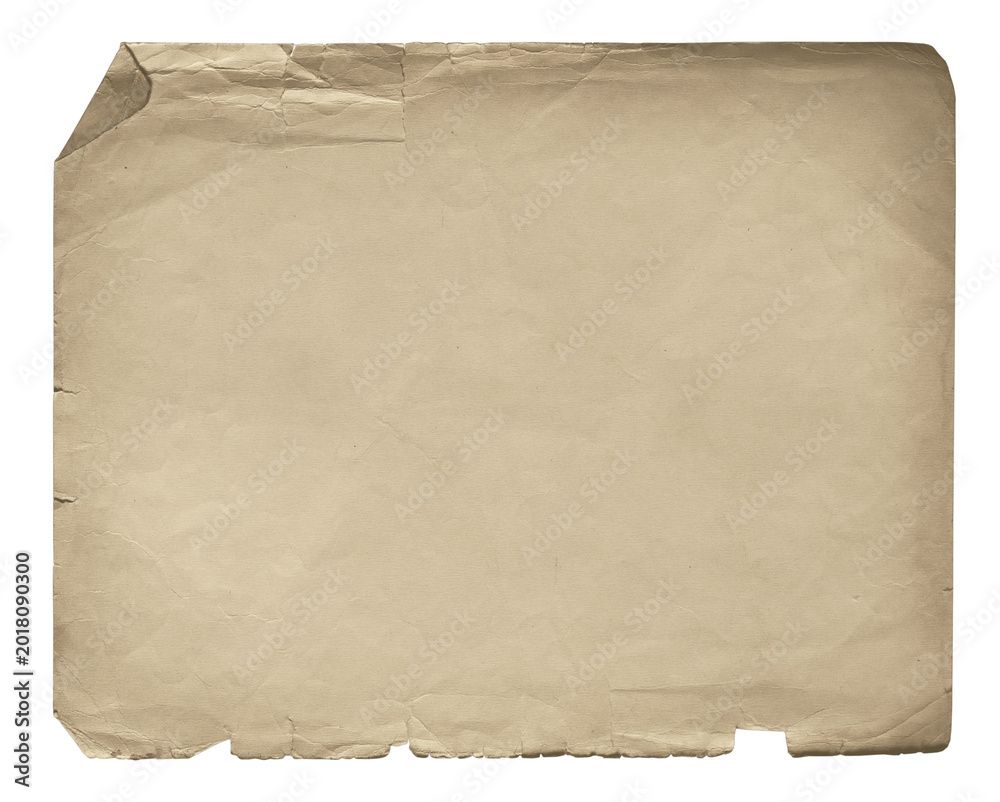 Obraz premium Vintage Crumpled Paper Background Texture Design
