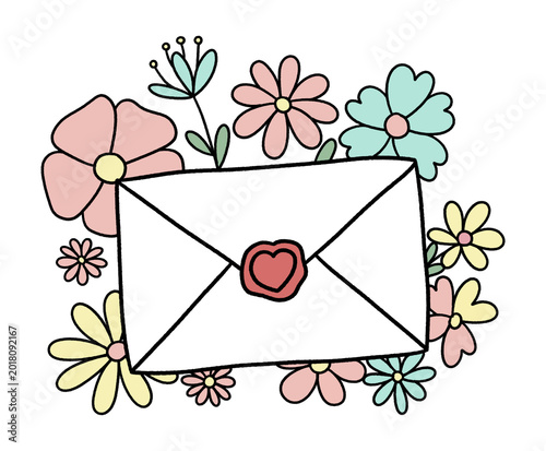 Photos floral love letter