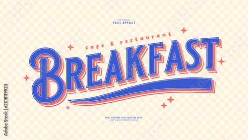 Canvas Print Retro 70s editable text effect resto promotin text style