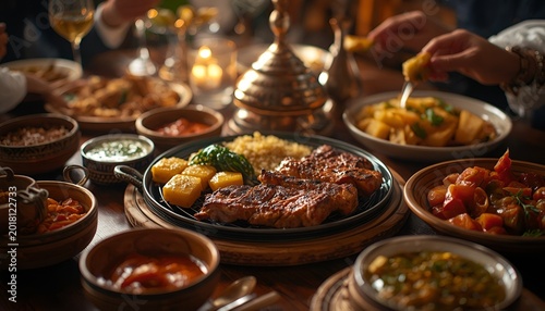 Traditional Eid al Adha feast