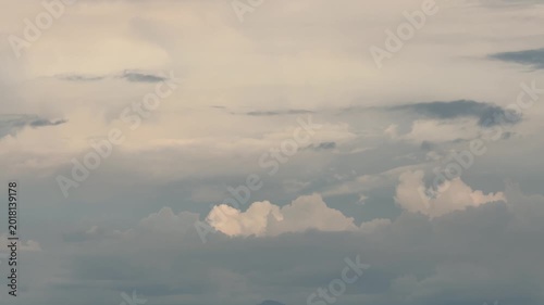 Overcast Sky with Gently Moving Clouds and Soft Light