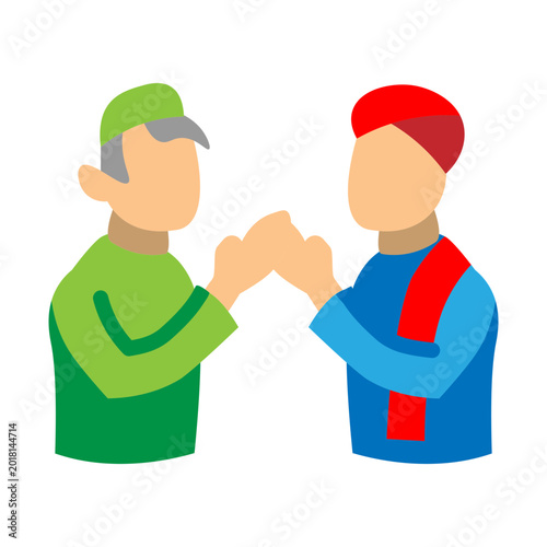 Social Gathering Vector Flat Icon Design
