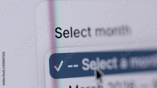 Cursor clicks a 