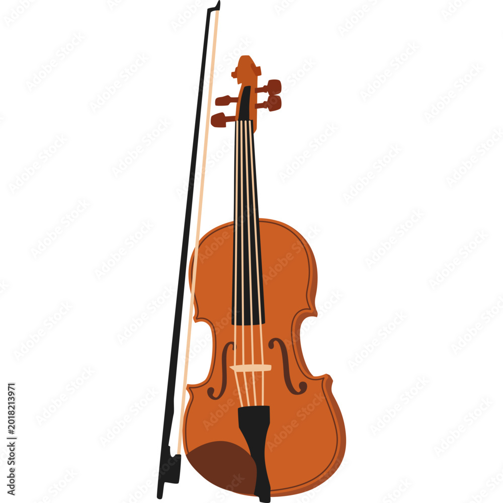 Fototapeta premium Violin Vector Illustration