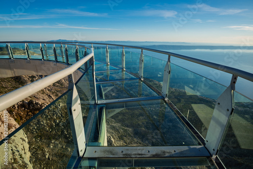 Quadro em tela Skywalk Biokovo – a glass observation deck overlooking the Makarska Riviera