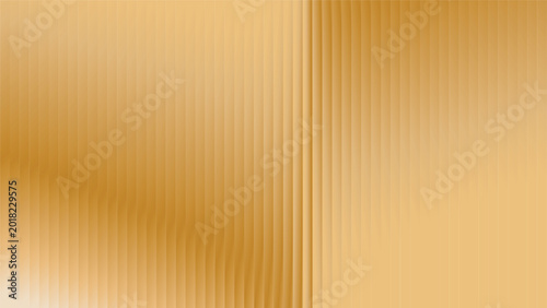 Quadro su tela Minimalist background featuring gentle golden vertical textures and soft light reflections