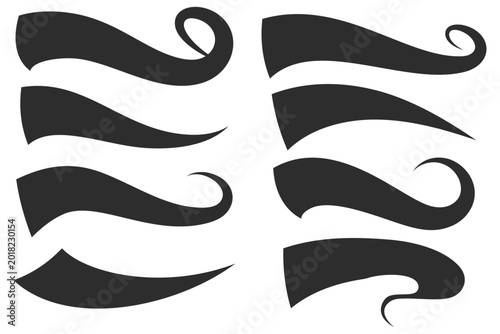 Photography Swoosh baseball tail of text