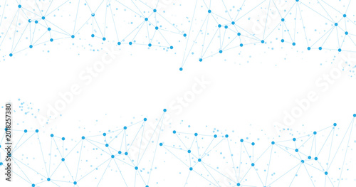 Vector network connections pattern on transparent background for tech designs