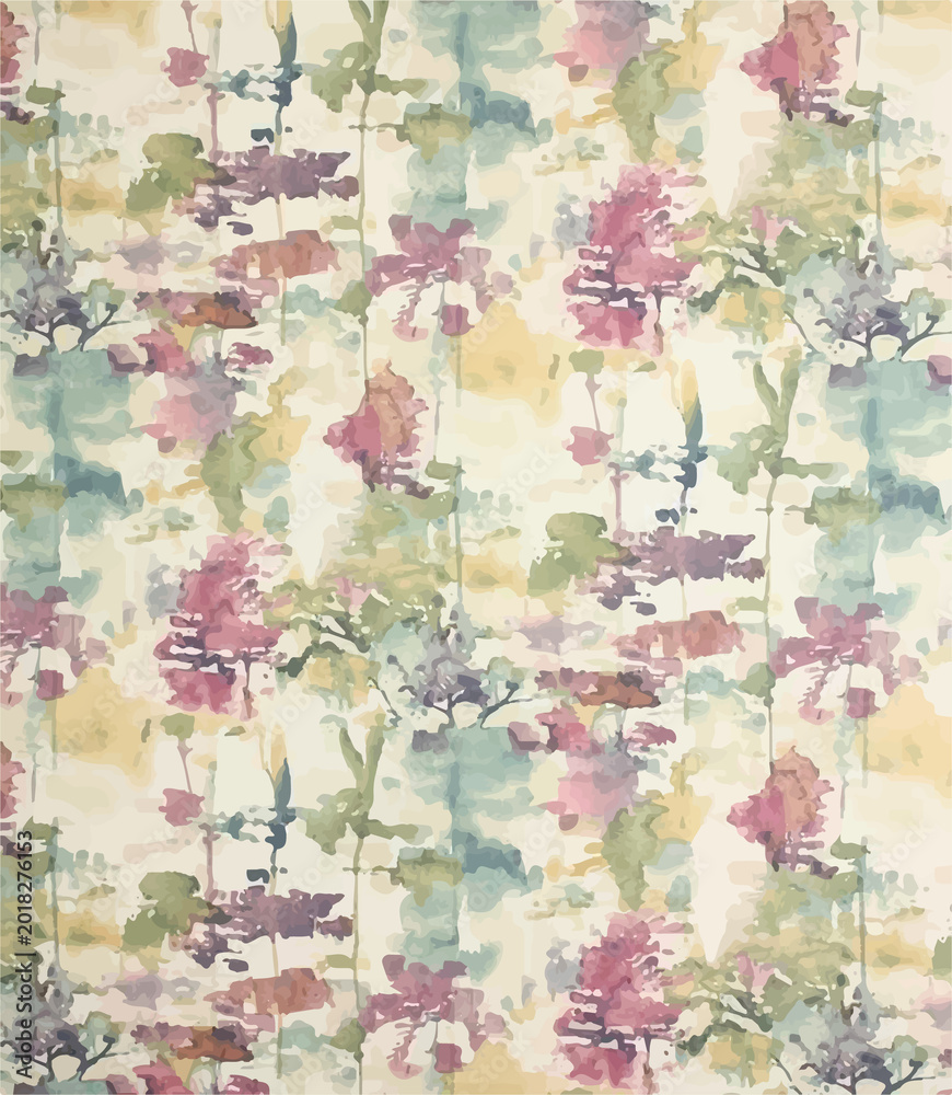 Fototapeta premium grunge background with flowers