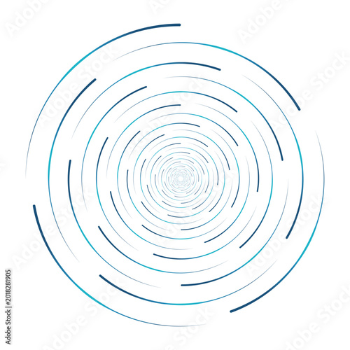 Concentric Swirl Lines Vortex Background