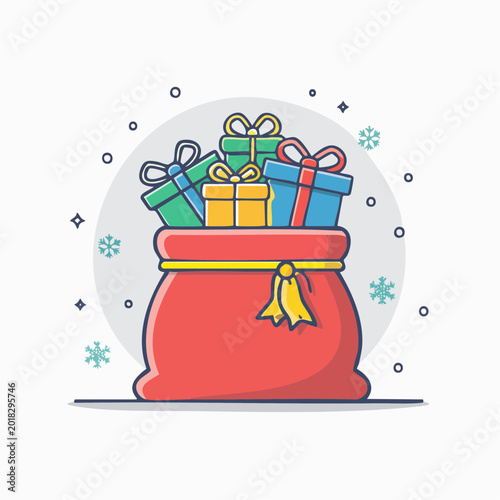 Santa's Bag Full of Gifts