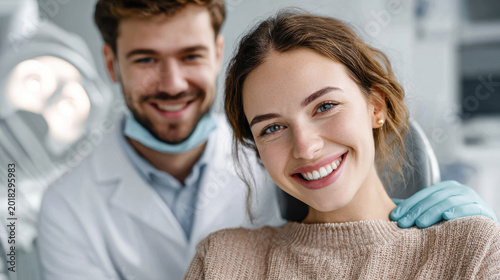 dentist focused intently on patient during routine dental procedure promoting positive atmosphere