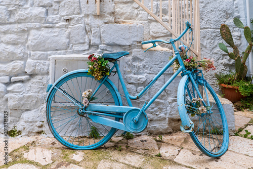 Photography The Casamassima Town street view in Puglia Region of Italy