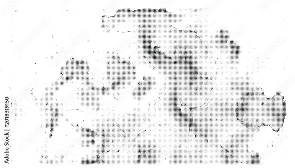Fototapeta premium Monochrome watercolor splash vector background, abstract grey ink wash texture, smoky charcoal paint splatter on white, artistic grimy overlay