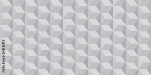 Photos geometric cube pattern repeating three dimensional texture light gray