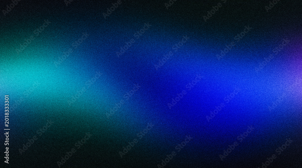 Obraz premium Abstract background with a smooth gradient of blue, teal, and purple colors with a grainy texture