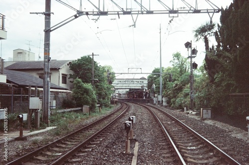 Railway in the morning