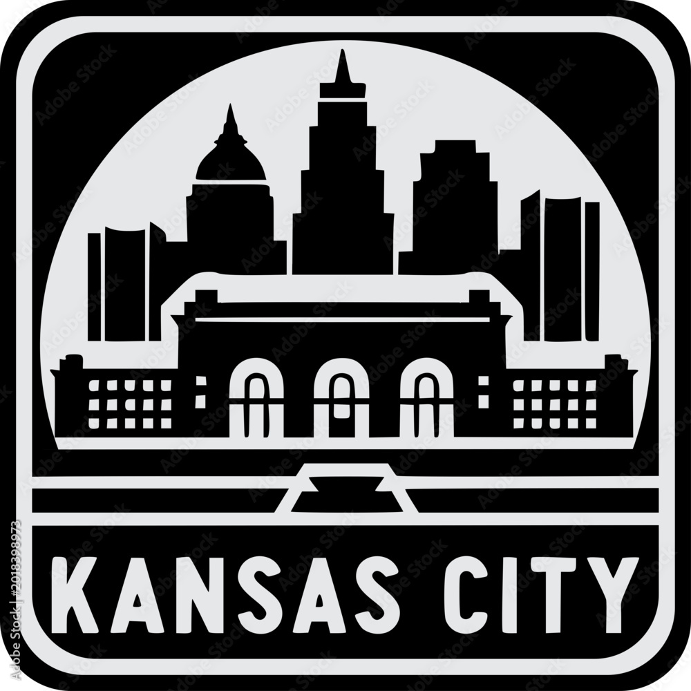 Fototapeta premium Kansas City Icon