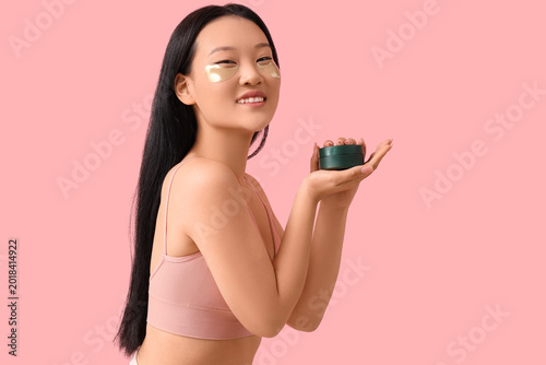 Young Asian woman with unde...