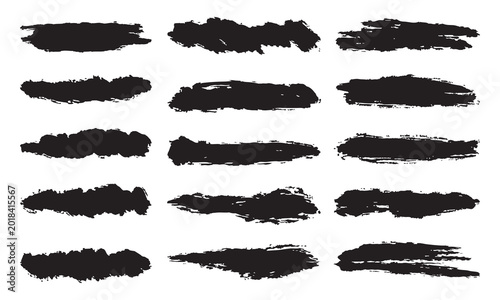 Organic Edge Mark Hand Draw Stroke