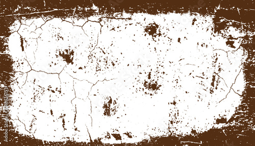 Crack and scratched grunge dust wall urban background texture vector. crack cement wall texture. black textured grainy cracked ground lines isolated. distressed overlay grainy texture.