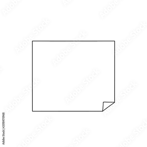 post it illustration stickers list reminder on white background 