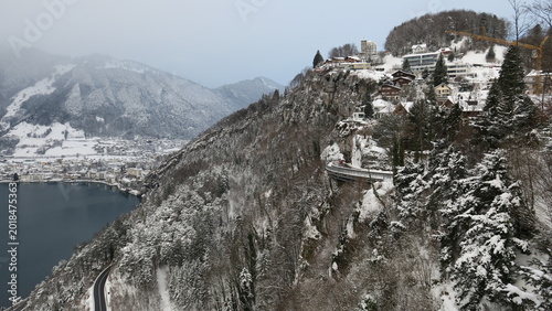 Scenic winter landscape fea...