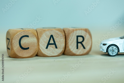 Wooden alphabet blocks spel...